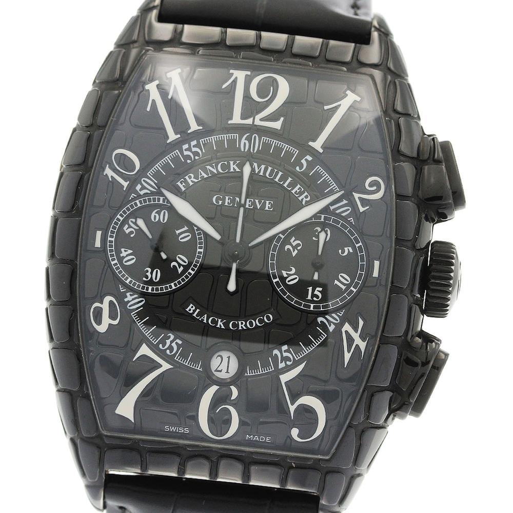 Franck Muller Cintrée Curvex 8880CCATBLKCRO | Black Dial Used (Fair) Men's watch/Unisex Buy in Switzerland