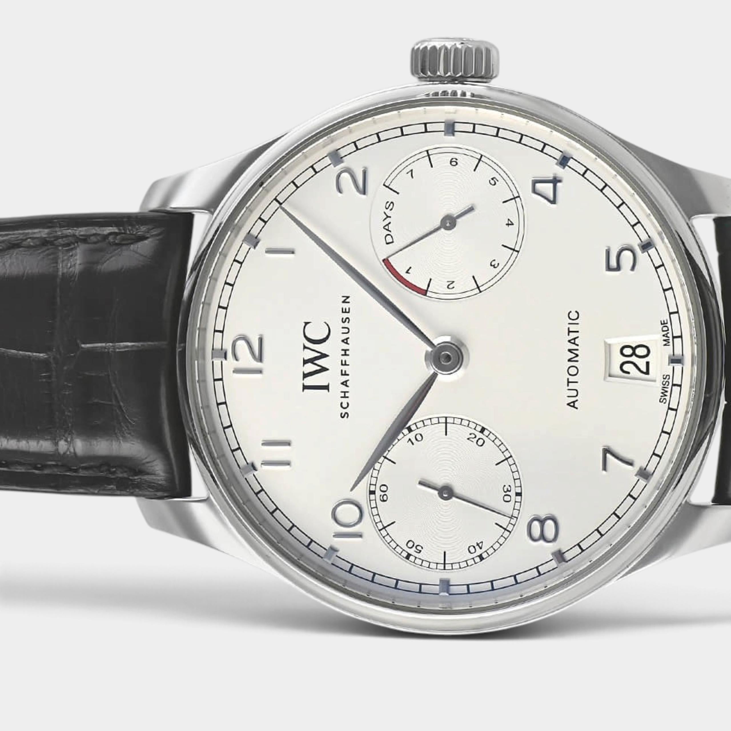 IWC Portuguese IW500712 | Silver Dial Used (Very good) Men's watch/Unisex Buy in Switzerland