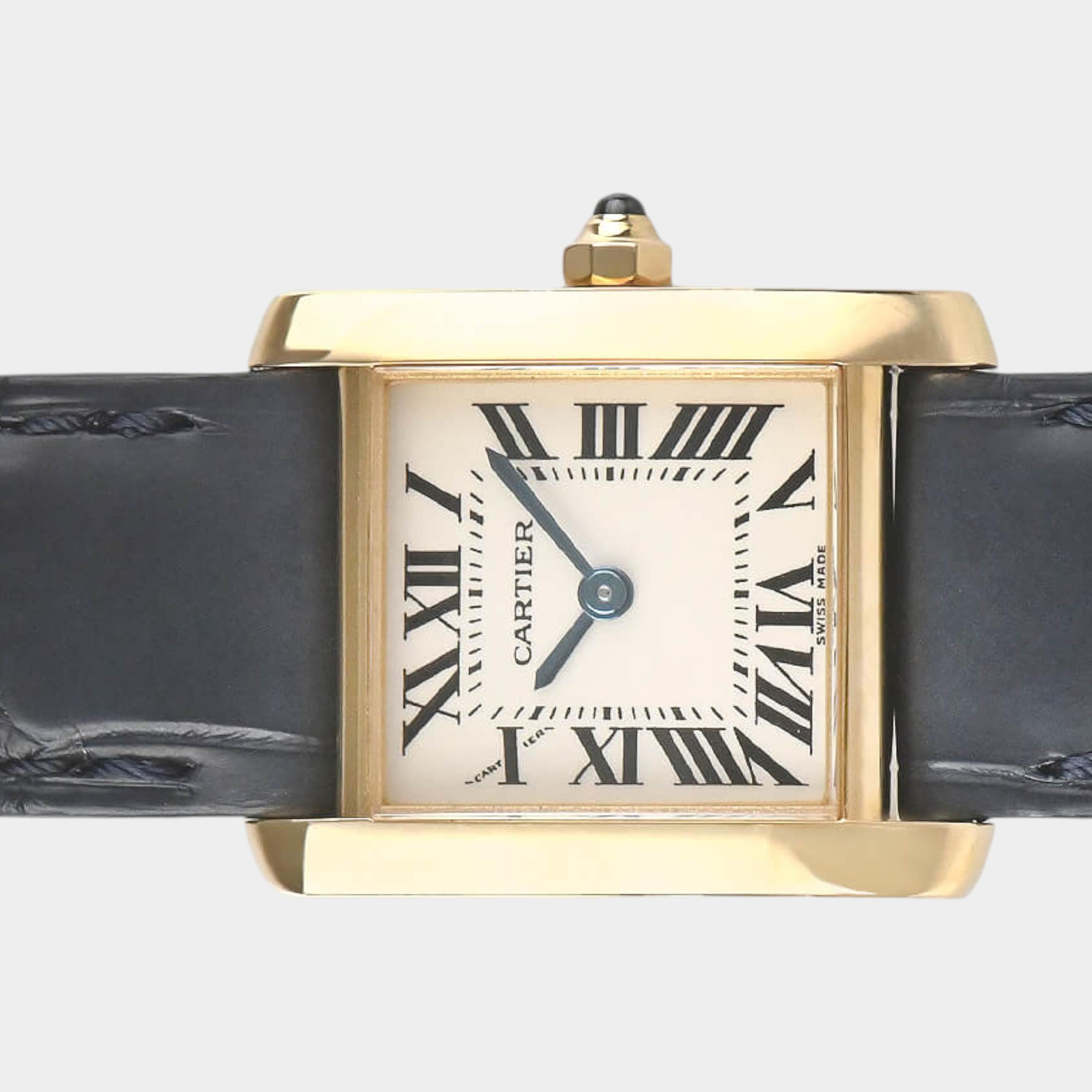 Cartier Tank Française W5000256 | White Dial Used (Very good) Women's watch Buy in Switzerland