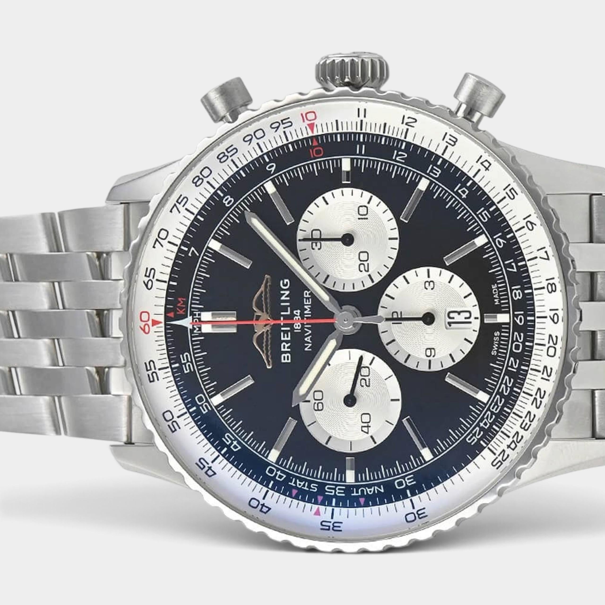 Breitling Navitimer 1 B01 Chronograph AB0137211B1A1 | Black Dial Used (Very good) Men's watch/Unisex Buy in Switzerland