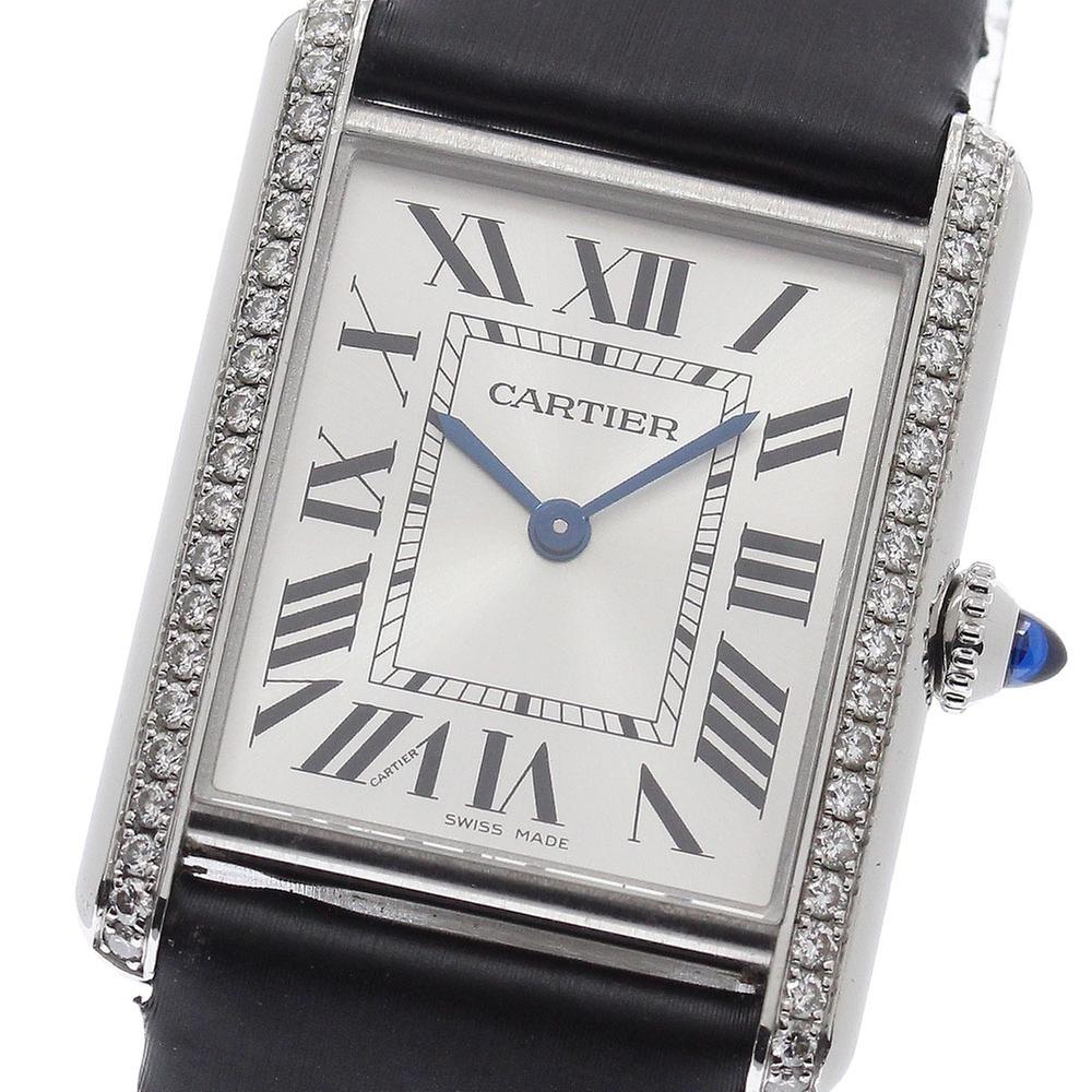 Cartier Tank W4TA0017 | Silver Dial Used (Fair) Men's watch/Unisex Buy in Switzerland