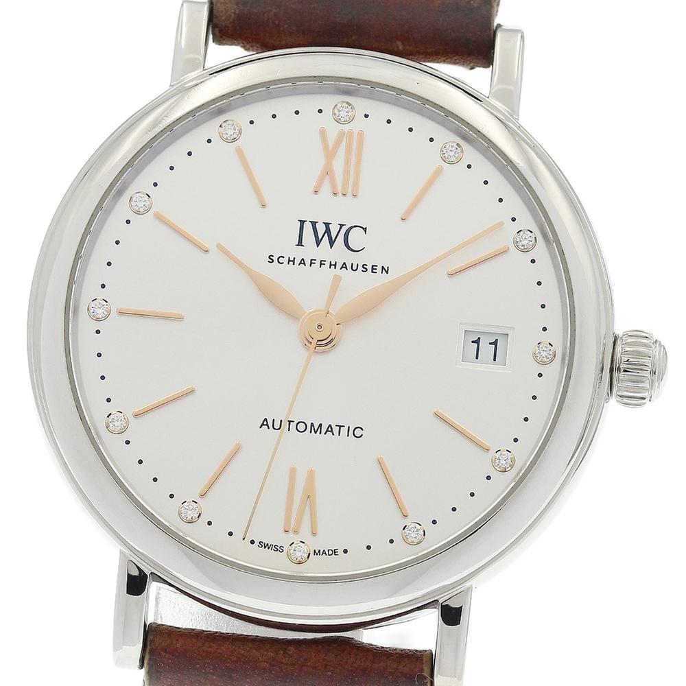 IWC SCHAFFHAUSEN IWC IWC SCHAFFHAUSEN IW458601 ポートフィノ 12Pダイヤモンド 自動巻き ボーイズ_976556