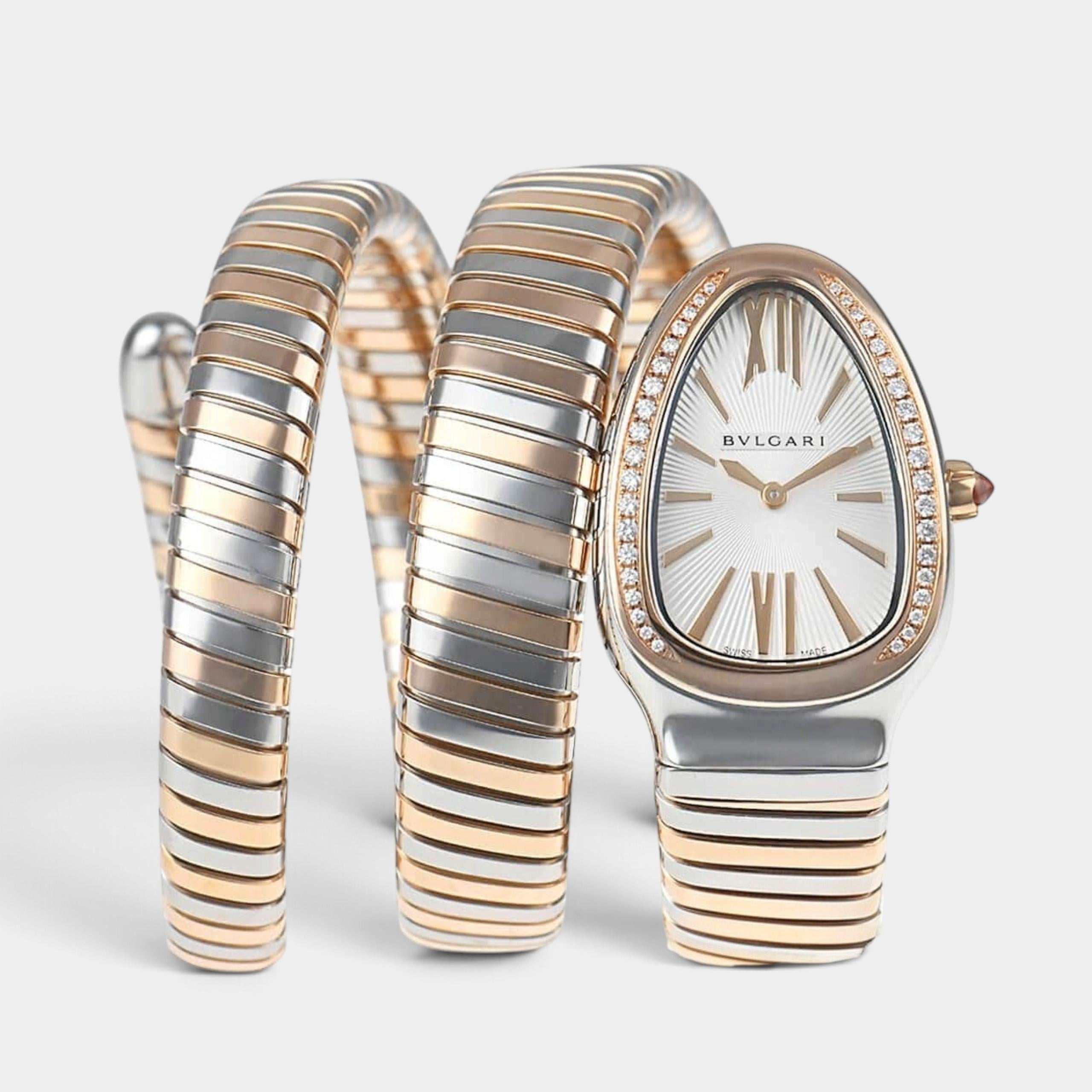 Bulgari Serpenti SP35WSPGD.2T(103149) | Silver Dial Used (Very good) Women's watch Buy in Switzerland