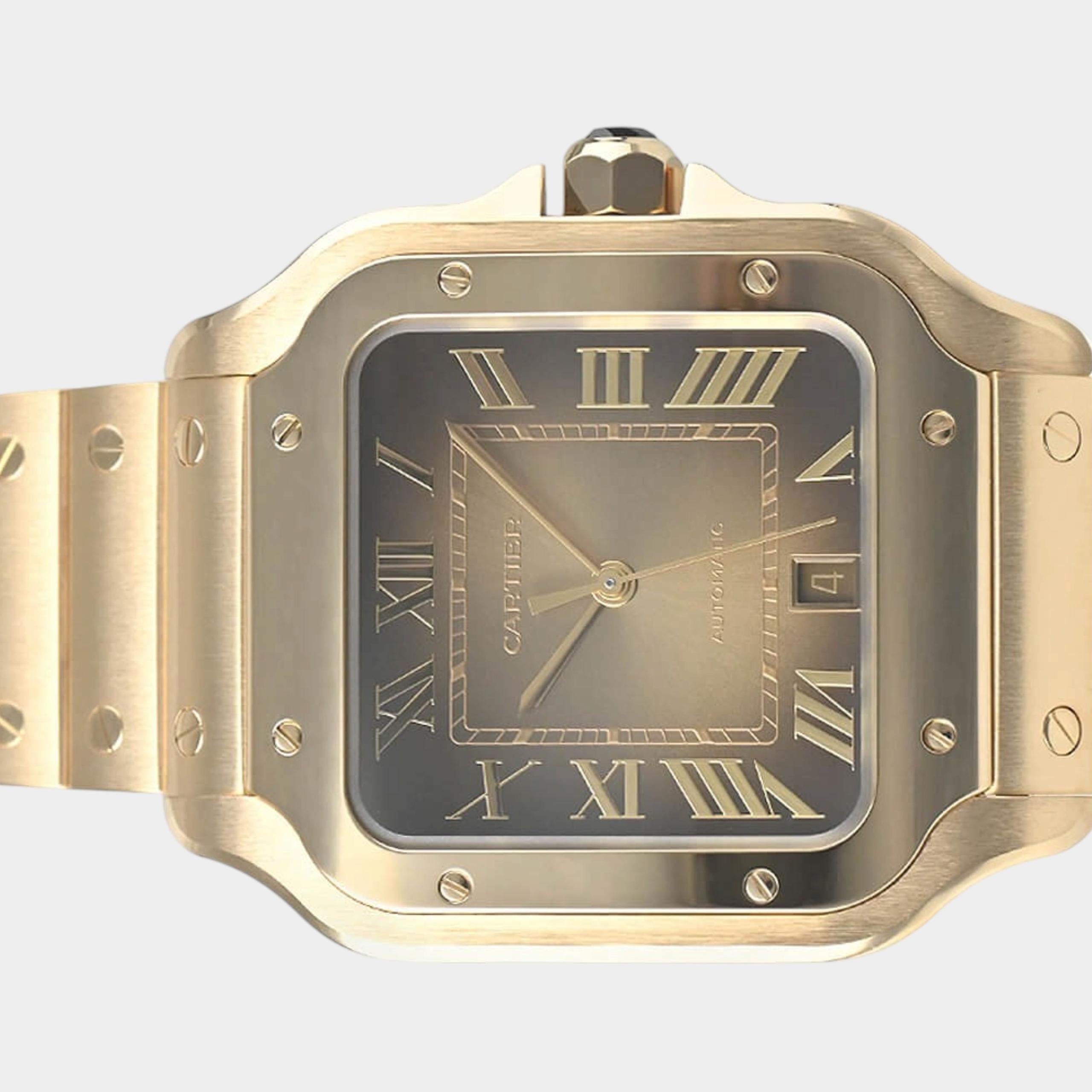 Cartier Santos WGSA0095 | Brown Dial Used (Very good) Men's watch/Unisex Buy in Switzerland