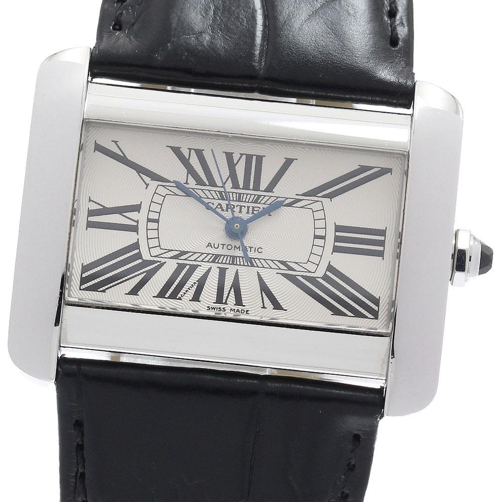 Cartier Tank Divan W6300755 | Silver Dial Used (Fair) Men's watch/Unisex Buy in Switzerland