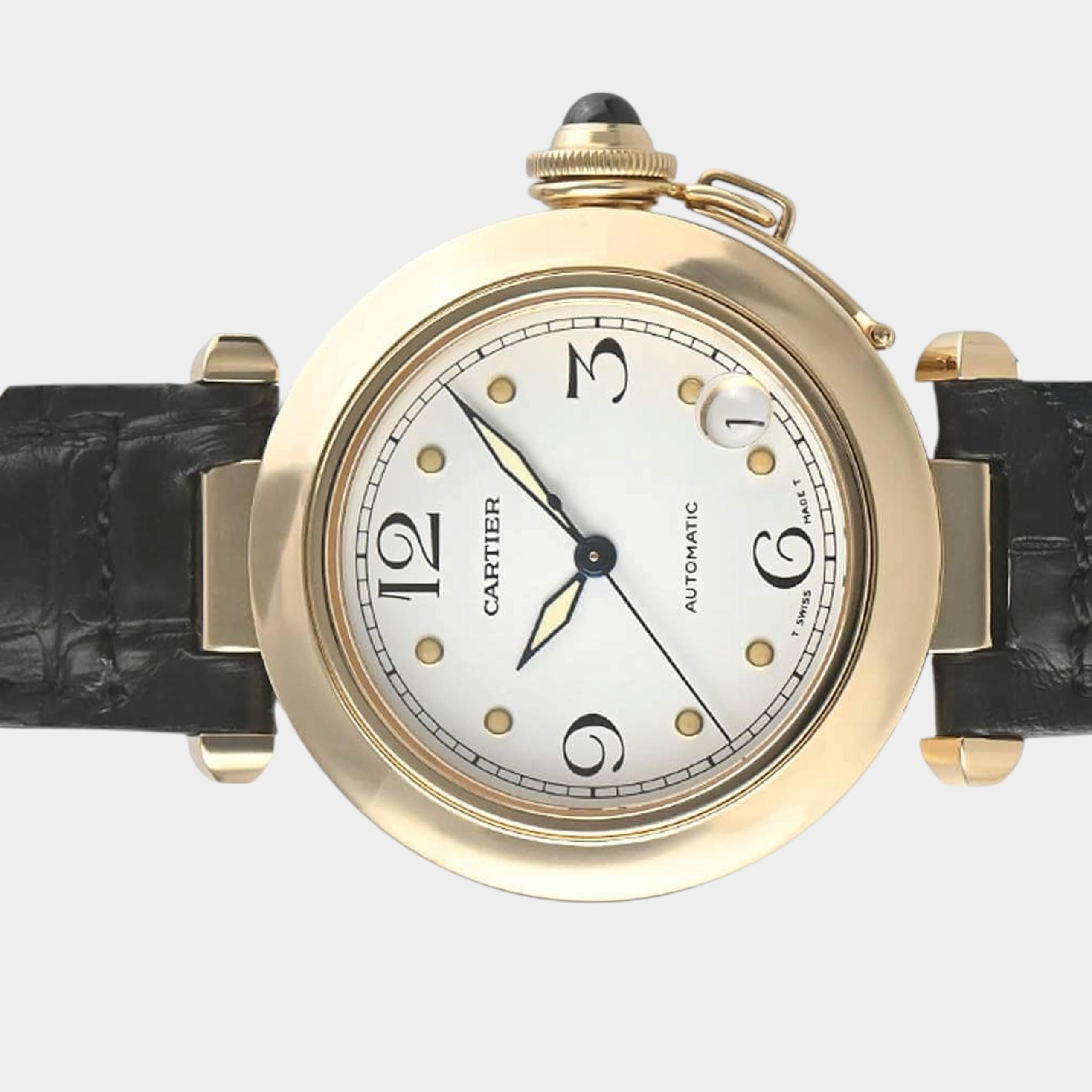 Cartier Pasha W3013456 | White Dial Used (Very good) Men's watch/Unisex Buy in Switzerland