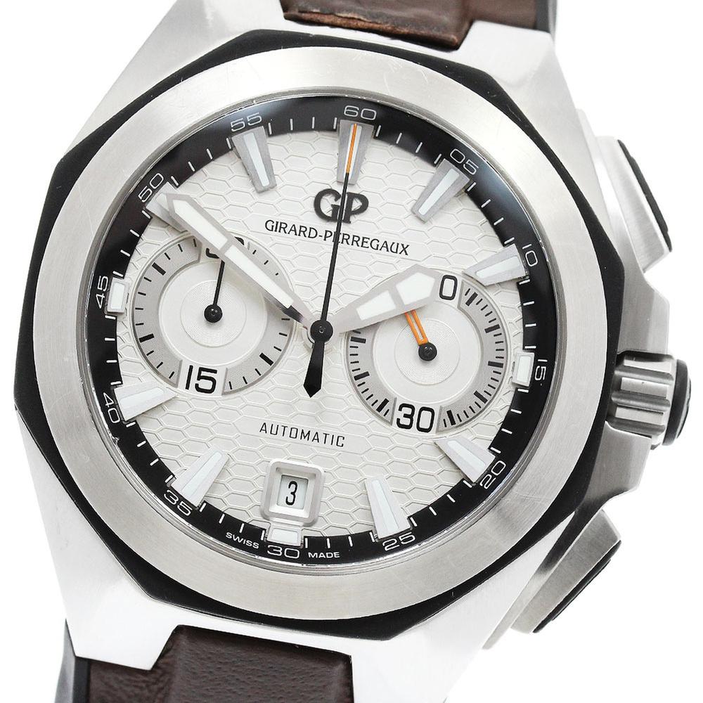 Girard Perregaux Chrono Hawk 49970-11-131-HDBA | Silver Dial Used (Fair) Men's watch/Unisex Buy in Switzerland
