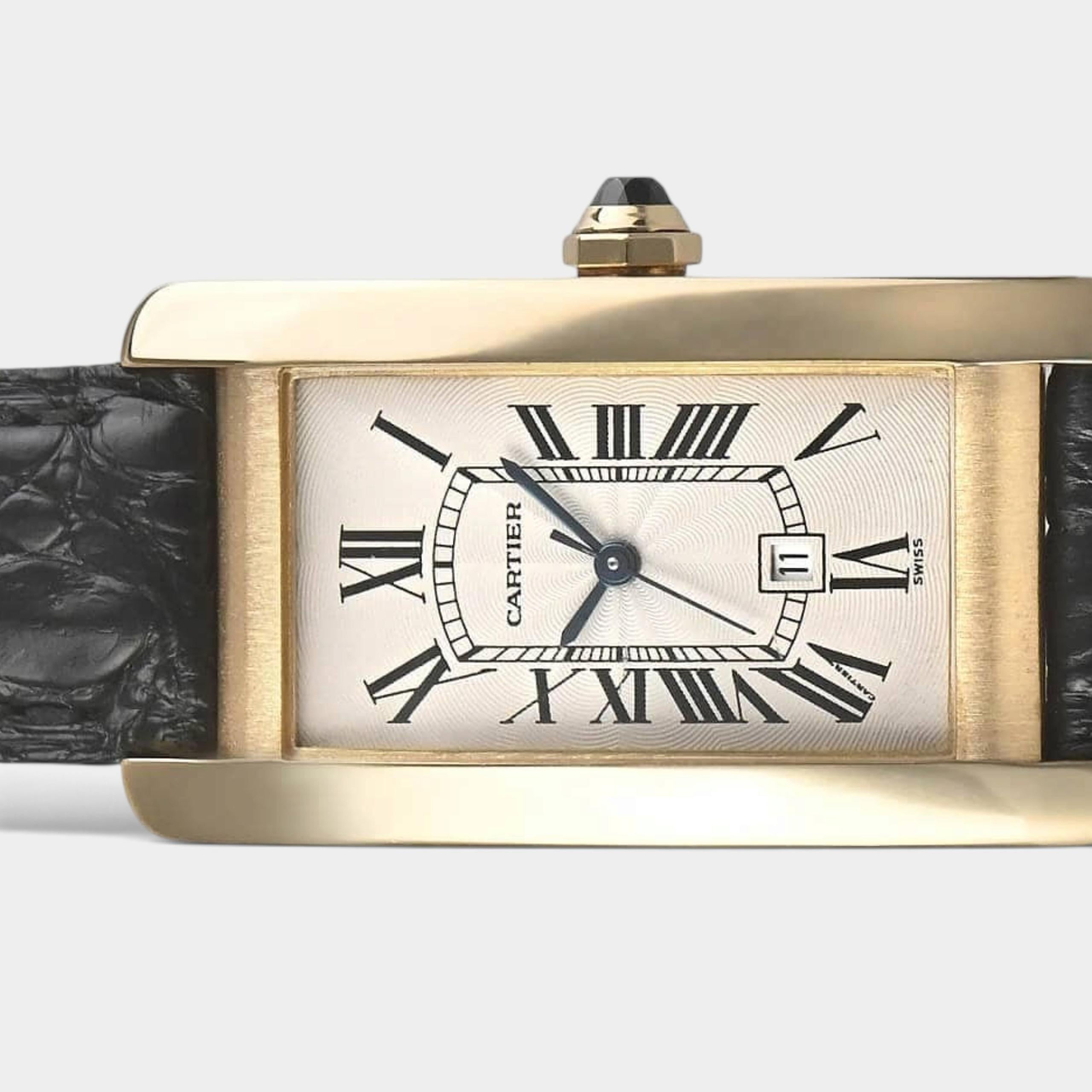 Cartier Tank Américaine W2603556 | Silver Dial Used (Very good) Men's watch/Unisex Buy in Switzerland